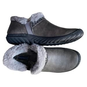 JBU By Jambu Jade Faux Fur Lined Slip-On Shoes Gray Size 8.5